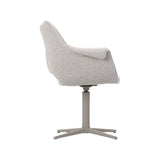 LABEL51 Eetkamerstoel Nozomi - Naturel - Royal Boucle - Taupe Metalen Frame