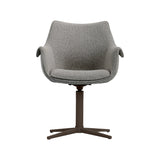 LABEL51 Eetkamerstoel Nozomi - Mushroom - Royal Boucle - Brons Metalen Frame