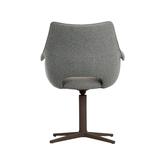 LABEL51 Eetkamerstoel Nozomi - Mushroom - Royal Boucle - Brons Metalen Frame