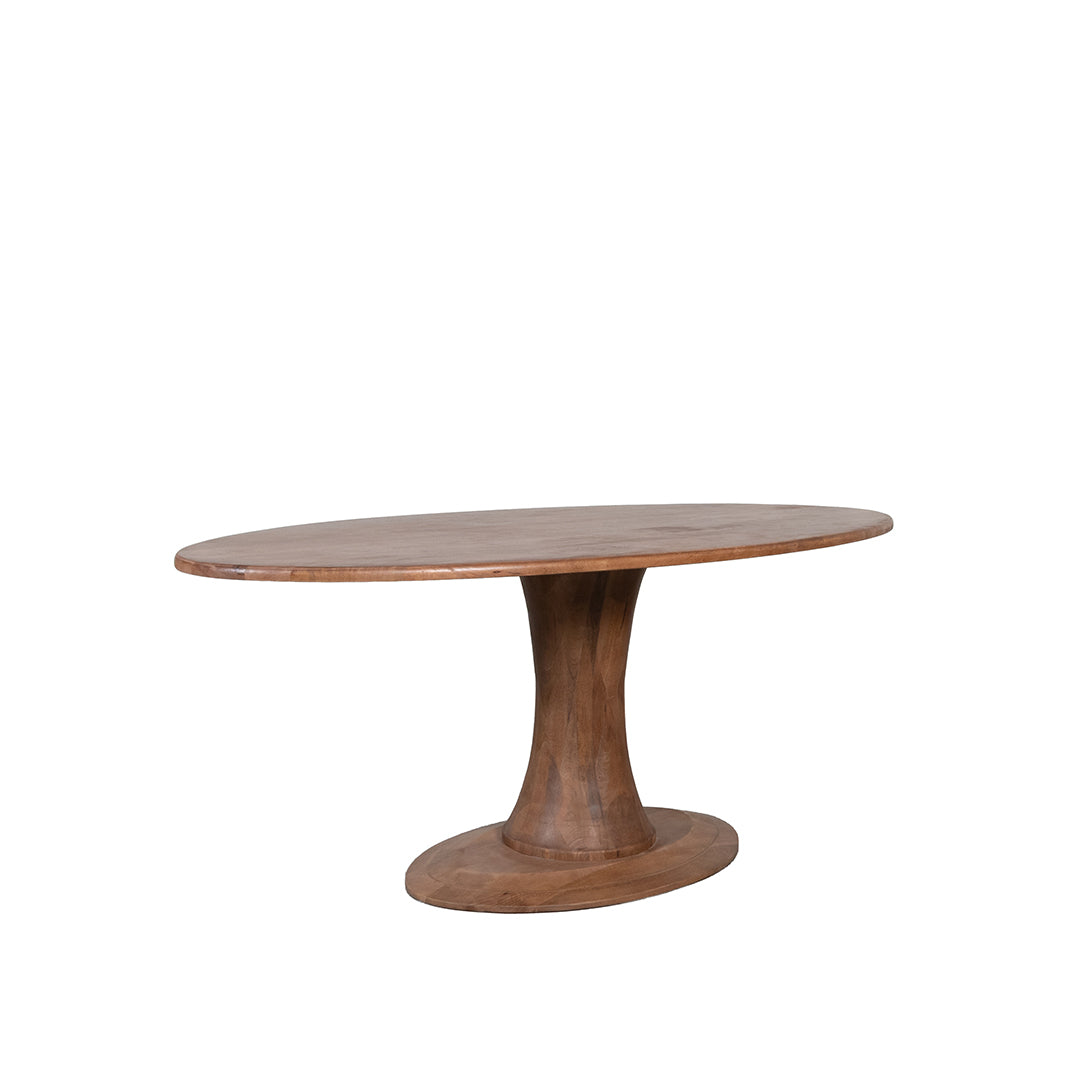 LABEL51 Eetkamertafel Craft - Nature Smooth - Mangohout - 200 cm - Ovaal