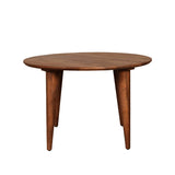 LABEL51 Eetkamertafel Fly - Espresso - Mangohout - 120 cm - Rond van LABEL51 – Luxe comfort op maat van PureWonen. Vraag naar de beste prijs.