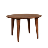 LABEL51 Eetkamertafel Fly - Espresso - Mangohout - 120 cm - Rond van LABEL51 – Luxe comfort op maat van PureWonen. Vraag naar de beste prijs.