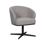 LABEL51 Eetkamerstoel Cannes - Mushroom - Royal Boucle - Zwart Metalen Frame van LABEL51 – Luxe comfort op maat van PureWonen. Vraag naar de beste prijs.