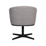 LABEL51 Eetkamerstoel Cannes - Mushroom - Royal Boucle - Zwart Metalen Frame van LABEL51 – Luxe comfort op maat van PureWonen. Vraag naar de beste prijs.