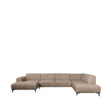 LABEL51 Hoekbank Merido - Taupe - Raven - Rechts Voorstaand