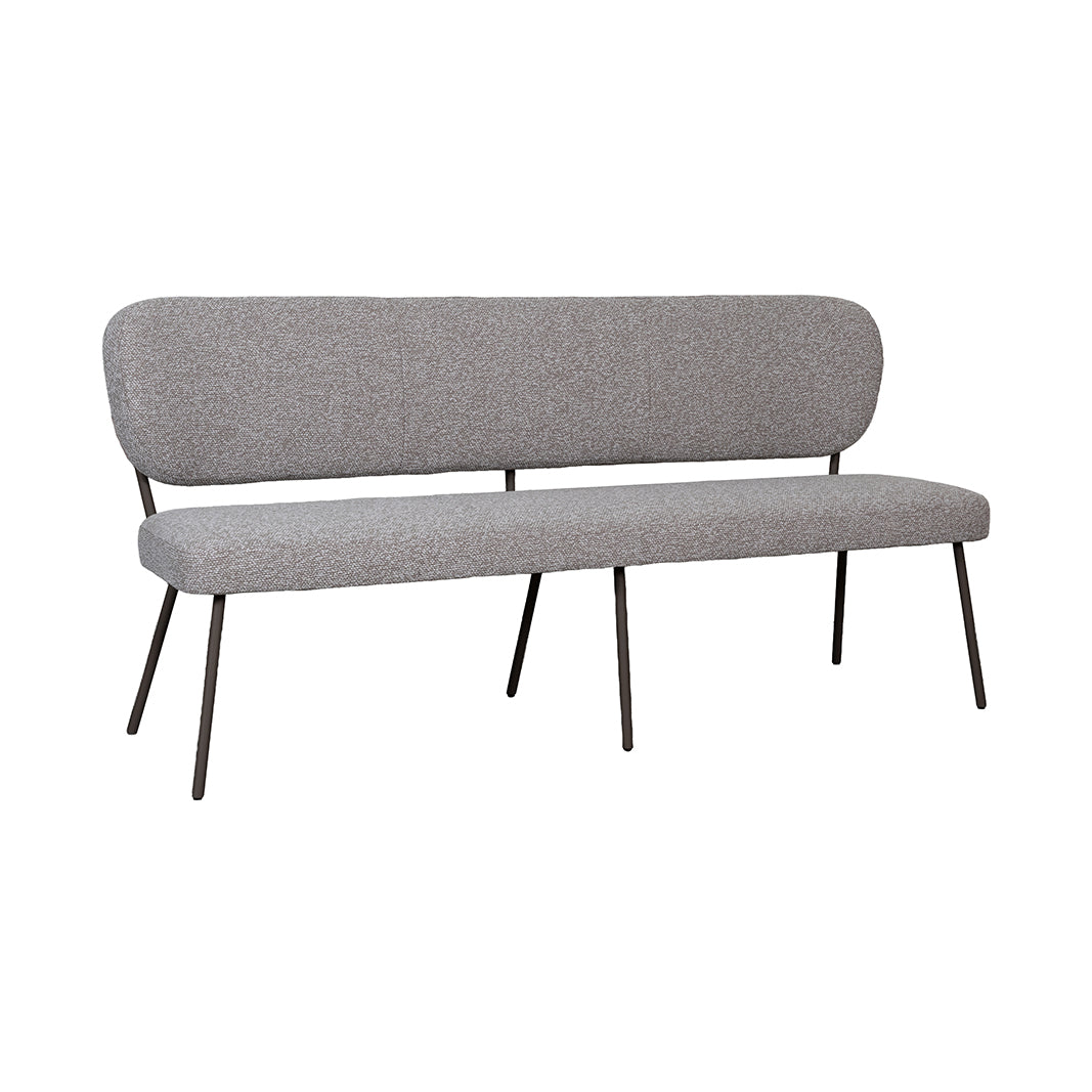 LABEL51 Eetkamerbank Singapore - Mushroom - Royal Boucle - 220 cm