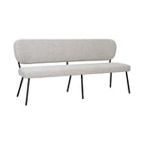 LABEL51 Eetkamerbank Singapore - Naturel - Royal Boucle - 220 cm