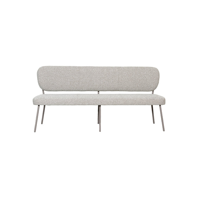 LABEL51 Eetkamerbank Singapore - Naturel - Royal Boucle - 160 cm van LABEL51 – Luxe comfort op maat van PureWonen. Vraag naar de beste prijs.