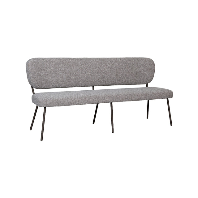 LABEL51 Eetkamerbank Singapore - Mushroom - Royal Boucle - 190 cm van LABEL51 – Luxe comfort op maat van PureWonen. Vraag naar de beste prijs.