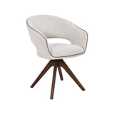 LABEL51 Eetkamerstoel Osuma - Naturel - Prestige - Walnoot Houten Frame