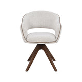 LABEL51 Eetkamerstoel Osuma - Naturel - Prestige - Walnoot Houten Frame