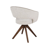 LABEL51 Eetkamerstoel Osuma - Naturel - Prestige - Walnoot Houten Frame