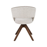LABEL51 Eetkamerstoel Osuma - Naturel - Prestige - Walnoot Houten Frame