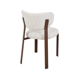 LABEL51 Eetkamerstoel Mika - Naturel - Prestige - Walnoot Houtlook Metaal van LABEL51 – Luxe comfort op maat van PureWonen. Vraag naar de beste prijs.