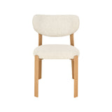 LABEL51 Eetkamerstoel Mika - Naturel - Prestige - Naturel Houtlook Metaal