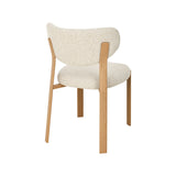 LABEL51 Eetkamerstoel Mika - Naturel - Prestige - Naturel Houtlook Metaal