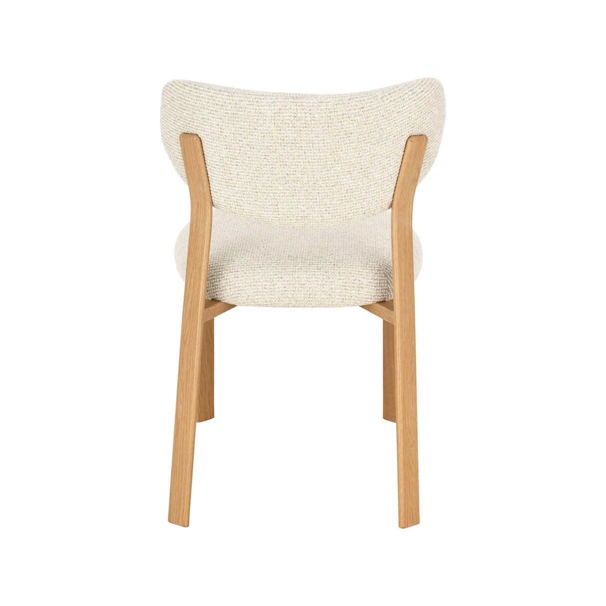 LABEL51 Eetkamerstoel Mika - Naturel - Prestige - Naturel Houtlook Metaal