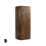 LABEL51 Bergkast Saya - Espresso - Mangohout - 160 cm - Rechts