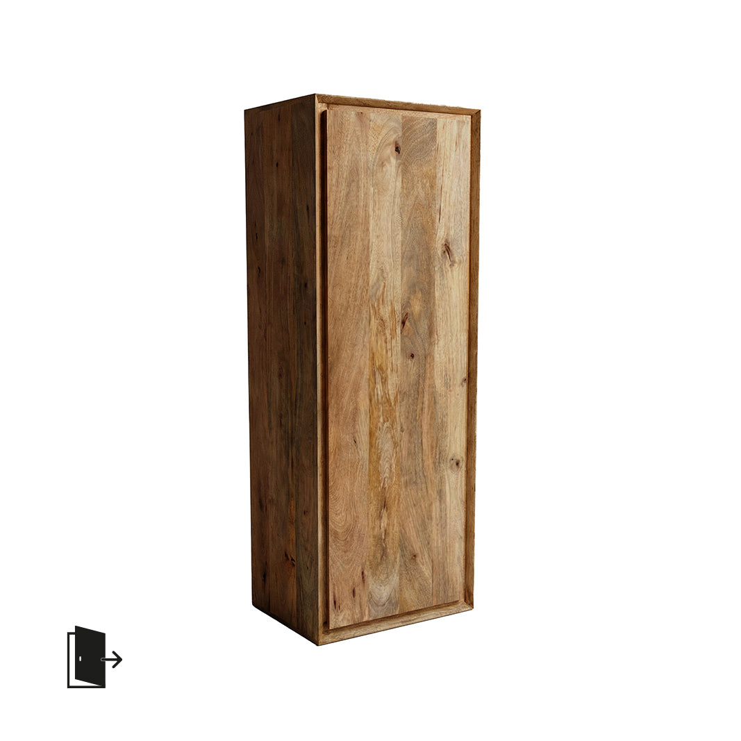 LABEL51 Bergkast Nori - Natural - Mangohout - 140 cm - Rechts van LABEL51 – Luxe comfort op maat van PureWonen. Vraag naar de beste prijs.