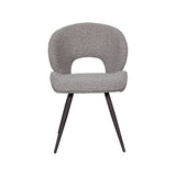 LABEL51 Eetkamerstoel Sakura - Mushroom - Royal Boucle - Brons Metalen Frame