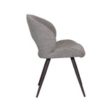 LABEL51 Eetkamerstoel Sakura - Mushroom - Royal Boucle - Brons Metalen Frame