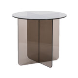 LABEL51 Salontafel Lotus - Smoked Brown - Glas