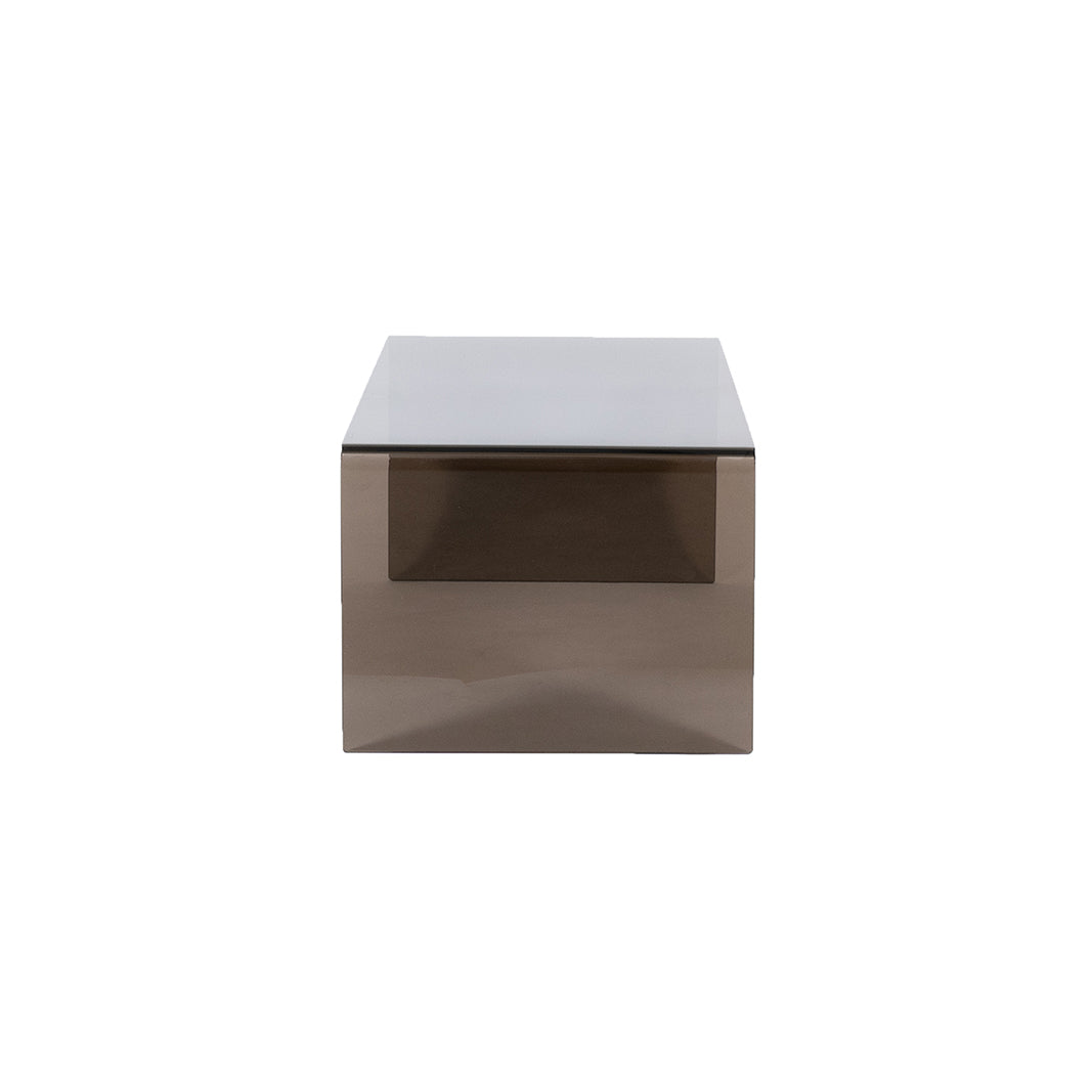 LABEL51 Salontafel Petal - Smoked Brown - Glas