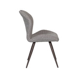 LABEL51 Eetkamerstoel Silly - Mushroom - Royal Boucle - Brons Metalen Frame