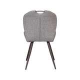 LABEL51 Eetkamerstoel Silly - Mushroom - Royal Boucle - Brons Metalen Frame