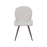 LABEL51 Eetkamerstoel Sil - Naturel - Royal Boucle - Brons Metalen Frame van LABEL51 – Luxe comfort op maat van PureWonen. Vraag naar de beste prijs.