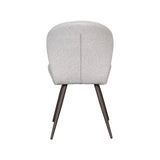 LABEL51 Eetkamerstoel Sil - Naturel - Royal Boucle - Brons Metalen Frame van LABEL51 – Luxe comfort op maat van PureWonen. Vraag naar de beste prijs.