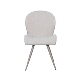 LABEL51 Eetkamerstoel Sil - Naturel - Royal Boucle - Taupe Metalen Frame van LABEL51 – Luxe comfort op maat van PureWonen. Vraag naar de beste prijs.