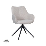 LABEL51 Eetkamerstoel Sawa - Naturel - Royal Boucle