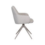 LABEL51 Eetkamerstoel Sawa - Naturel - Royal Boucle