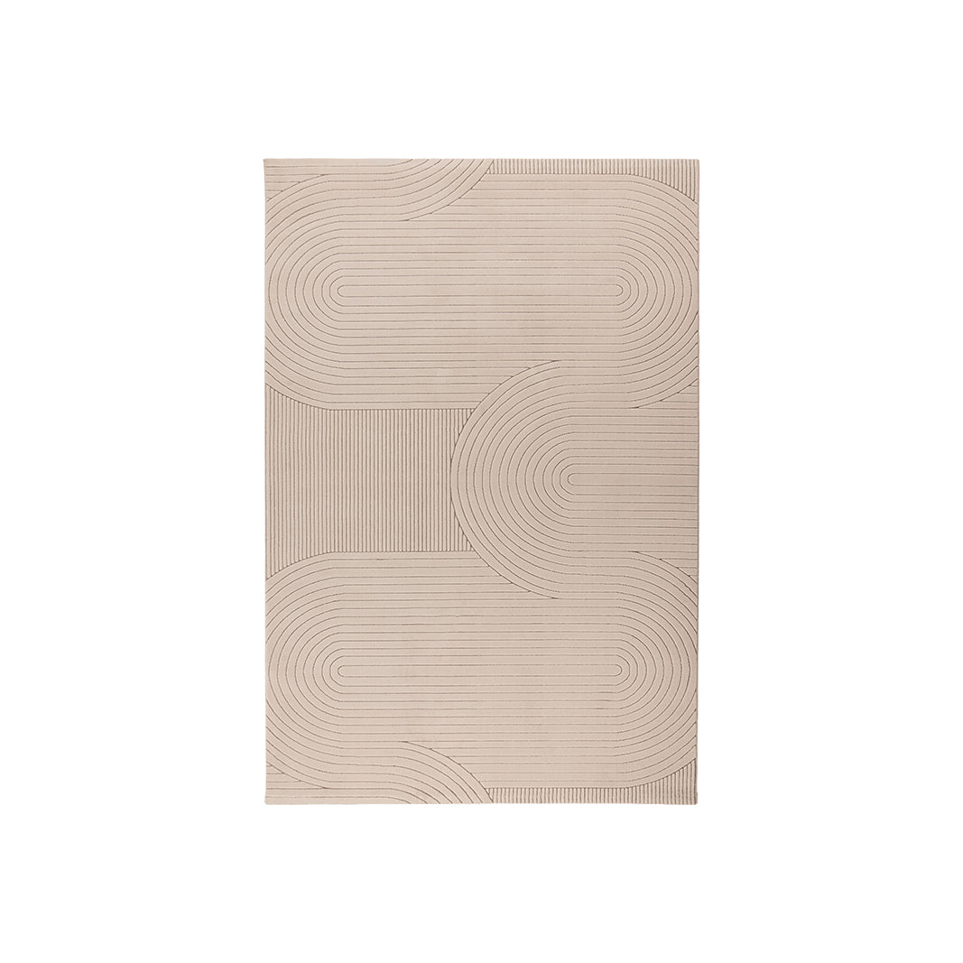 LABEL51 Vloerkleden Lavita - Taupe - Synthetisch - 160x230 cm