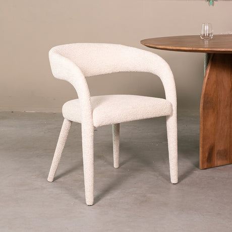 LABEL51 Eetkamerstoel Tamiko - Naturel - Geweven van LABEL51 – Luxe comfort op maat van PureWonen. Vraag naar de beste prijs.