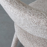 LABEL51 Eetkamerstoel Tamiko - Beige - Geweven