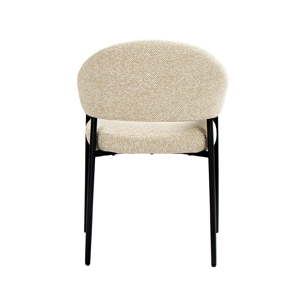 LABEL51 Eetkamerstoel Sora - Naturel - Royal Boucle