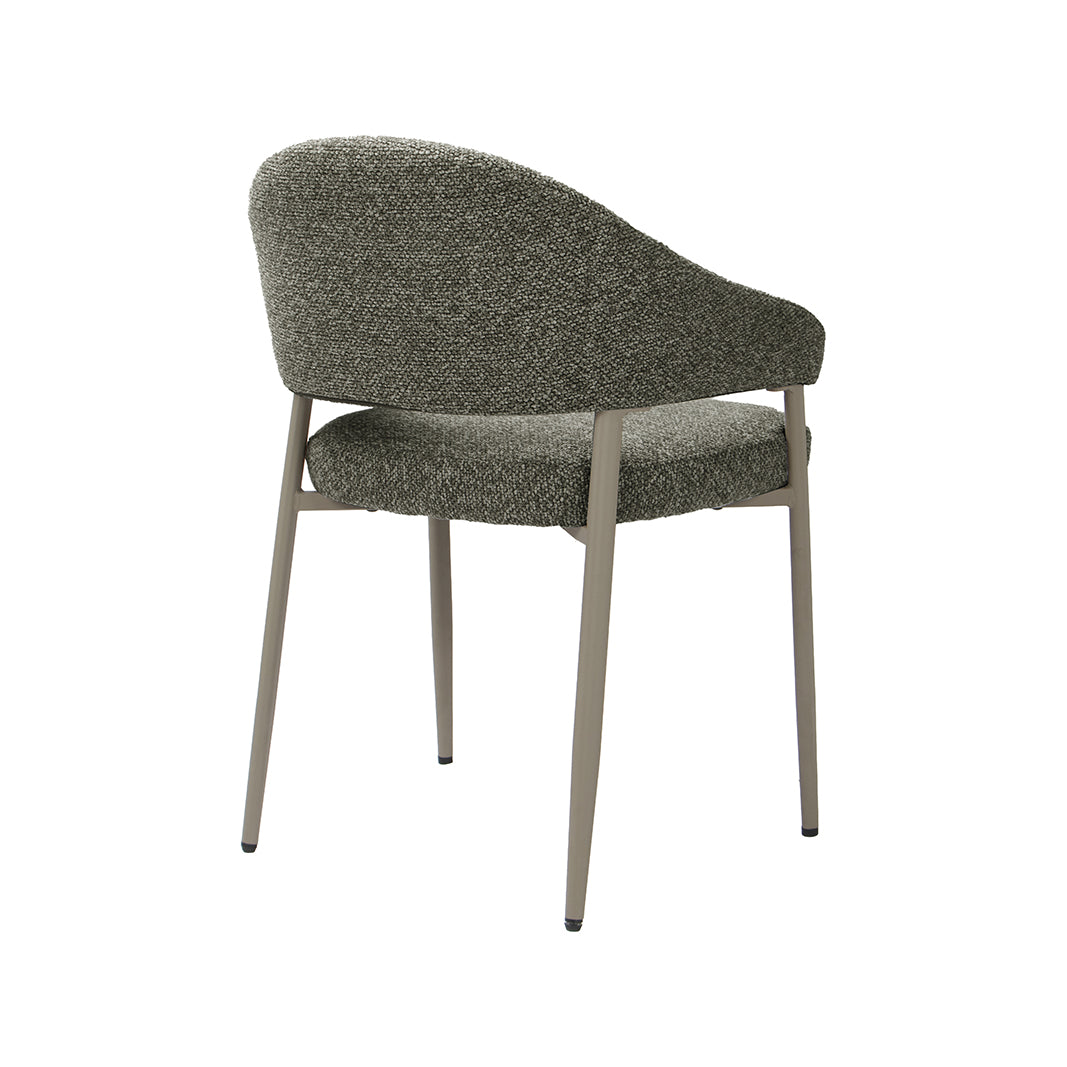 LABEL51 Eetkamerstoel Sora - Mushroom - Royal Boucle