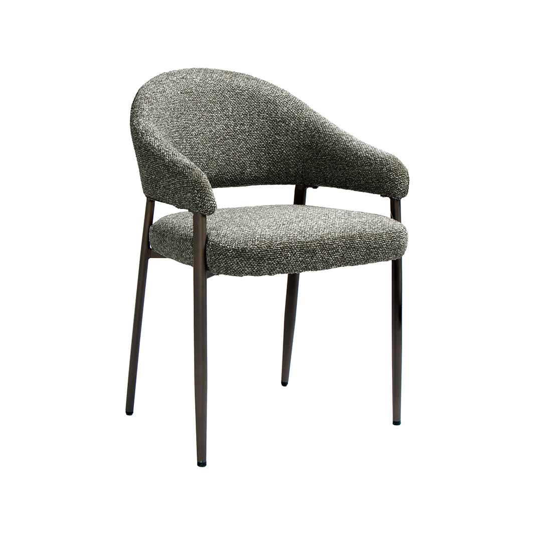 LABEL51 Eetkamerstoel Sora - Mushroom - Royal Boucle