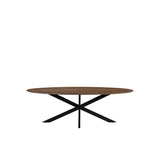 LABEL51 Eetkamertafel James - Nature Smooth - Mangohout - 190 cm - Ovaal