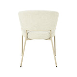 LABEL51 Eetkamerstoel Takumi - Naturel - Prestige - Beige Metale Frame