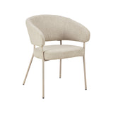 LABEL51 Eetkamerstoel Takumi - Beige - Prestige - Beige Metale Frame