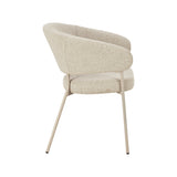 LABEL51 Eetkamerstoel Takumi - Beige - Prestige - Beige Metale Frame