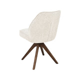 LABEL51 Eetkamerstoel Yuto - Beige - Prestige - Walnoot Houten Frame van LABEL51 – Luxe comfort op maat van PureWonen. Vraag naar de beste prijs.