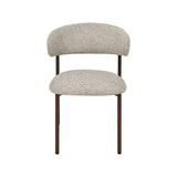 LABEL51 Eetkamerstoel Kaito - Beige - Prestige - Walnoot Houten Frame