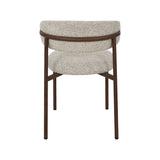 LABEL51 Eetkamerstoel Kaito - Beige - Prestige - Walnoot Houten Frame