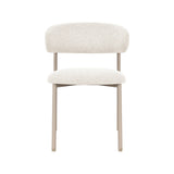 LABEL51 Eetkamerstoel Kaito - Naturel - Prestige - Beige Metalen Frame