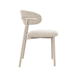 LABEL51 Eetkamerstoel Kaito - Beige - Prestige - Beige Metalen Frame