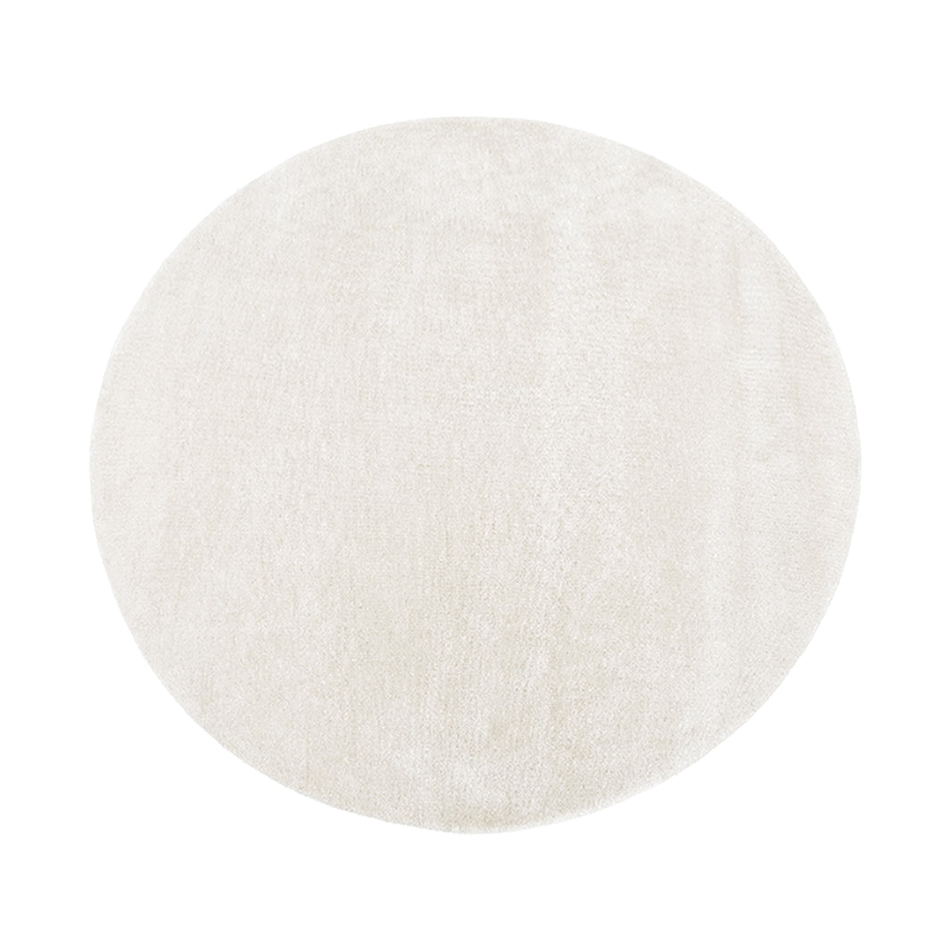 LABEL51 Vloerkleden Mila - Ivoor - Polyester - 150x150 cm - Rond